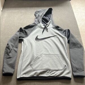 Nike Gray and Black Hoodie